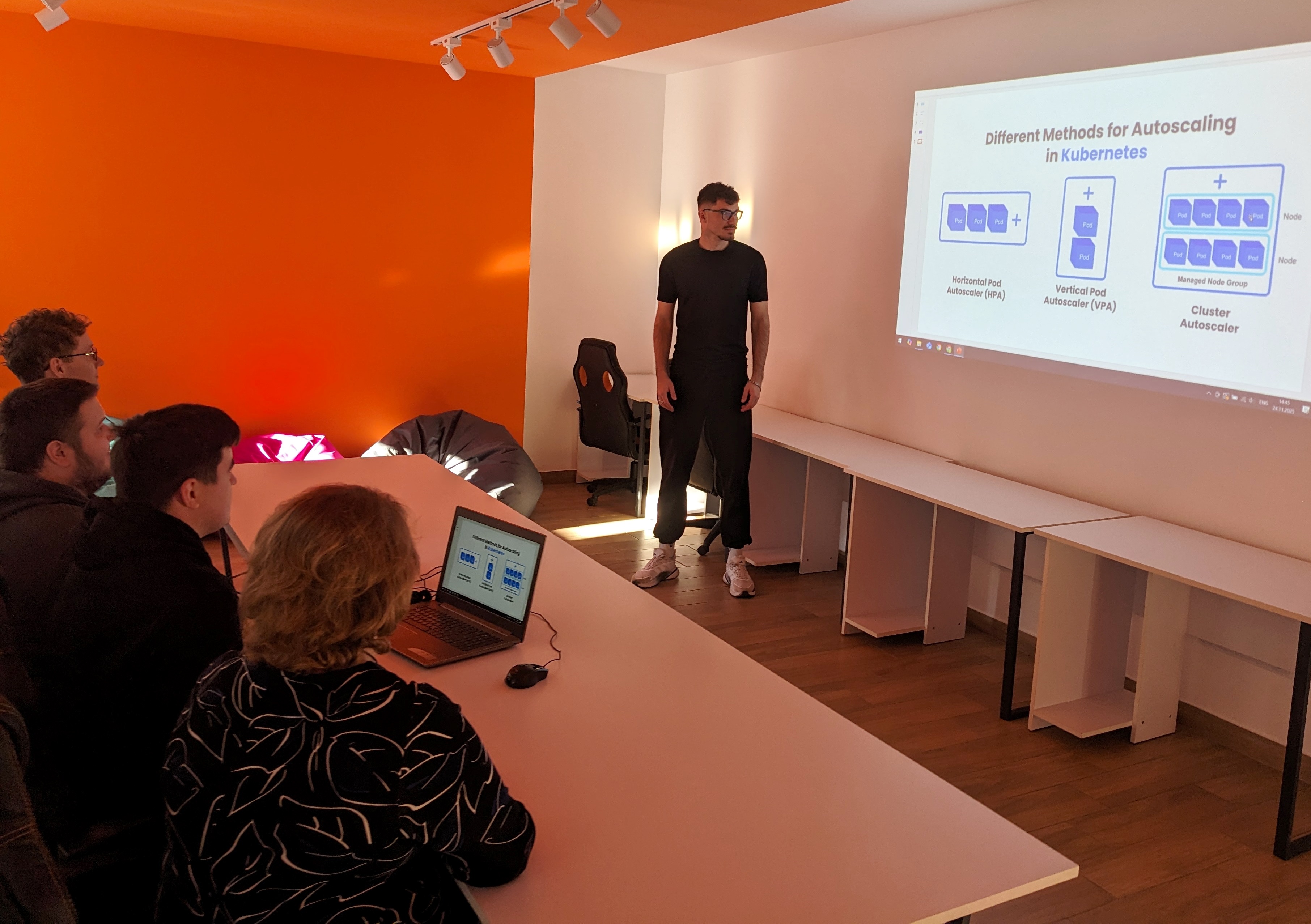 Захист науково-дослідницької практик здобувачем освіти –  Д. Джугою